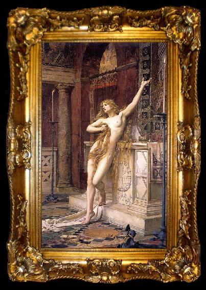 framed  Charles William Mitchell Hypatia, ta009-2
